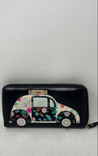 Load image into Gallery viewer, Kate Spade New York Womens Black Car Applique Leather Zip-Around Wallet