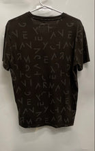 Load image into Gallery viewer, Armani Exchange Mens Green Broken Letters Short Sleeve V-Neck T-Shirt Size M