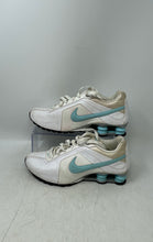Load image into Gallery viewer, Nike Womens Shox Conundrum 407989-102 Blue White Basketball Sneaker Shoes Size 8