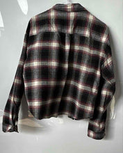 Load image into Gallery viewer, Forever 21 Womens Multicolor Plaid Long Sleeve Collared Button-Up Shirt Size L
