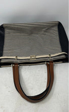 Load image into Gallery viewer, Kate Spade Womens Houston Street Leo Black White & Brown Striped Tote Bag