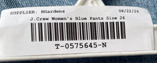 Load image into Gallery viewer, J.Crew Womens Blue Denim Medium Wash High-Rise Straight-Leg Jeans Size 26