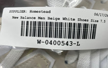 Load image into Gallery viewer, New Balance Mens 480 BB480LBB Beige White Low Top Lace-Up Sneaker Shoes Size 7.5