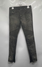 Load image into Gallery viewer, Armani Exchange Womens Gray Denim Pockets Ankle Zip Skinny Jeans Pants 4