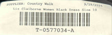 Load image into Gallery viewer, Liz Claiborne Womens Black Sleeveless Halter Neck A-Line Dress Size 10