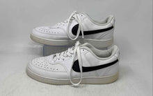 Load image into Gallery viewer, Nike Womens Court Vision Low Next Nature DH3158-101 White Black Sneaker Shoes 9