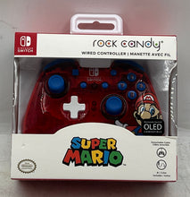 Load image into Gallery viewer, Nintendo Switch Rock Candy Super Mario Red Wired Controller Not Tested