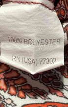 Load image into Gallery viewer, Zara Basic Womens Multicolor Paisley Long Sleeve V-Neck Blouse Top Size Large