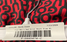 Load image into Gallery viewer, Hugo Boss Mens Red Printed Elastic Waist Bermuda Shorts Size XL