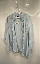 Load image into Gallery viewer, J.Crew Mens Blue Polka Dot Flex Washed Long Sleeve Button-Up Shirt Size Large