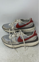 Load image into Gallery viewer, Nike Womens Phoenix Waffle FD2196-001 Gray Red Lace-Up Running Shoes Size 7.5