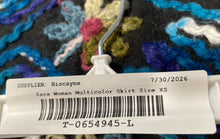 Load image into Gallery viewer, Zara Basic Womens Multicolor Back-Zip Short Mini Skirt Size XS