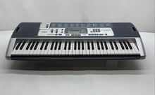 Load image into Gallery viewer, Casio Model LK-100 Silver Black 61-Keys Lighting Electronic Keyboard Not Tested