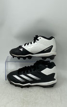 Load image into Gallery viewer, Adidas Kids Adizero Impact MD K ID0966 Black White Baseball Cleats Size 2