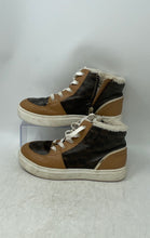 Load image into Gallery viewer, Michael Kors Womens Brown Signature Print Lace-Up Sneaker Shoes Size 4.5