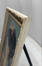 Load image into Gallery viewer, Paint The Numbers Style Painting From The 70s Depicting A Girl With Flowers
