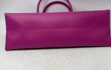 Load image into Gallery viewer, LA/TC Womens Pink Vegan Leather Double Handles Rectangle Magnetic Tote Bag