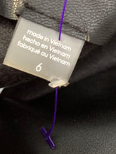 Load image into Gallery viewer, Calvin Klein Womens Black Long Sleeve Neck Tie Back Zip Sheath Dress Size 6