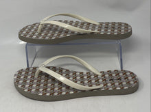Load image into Gallery viewer, Authentic Tory Burch Womens Chelsea Cream Rubber Flip Flop Sandals Size 8 M