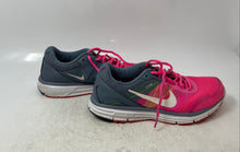 Load image into Gallery viewer, Nike Womens Lunar Forever 4 704932-600 Gray Pink Lace-Up Running Shoes Size 8