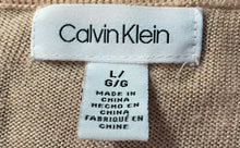 Load image into Gallery viewer, Calvin Klein Womens Orange White Chevron Pullover Sweater Size Large