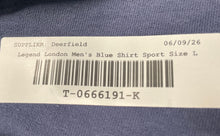 Load image into Gallery viewer, Legend London Mens Blue Short Sleeve Pullover T-Shirt Size Large