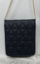 Load image into Gallery viewer, Unbranded Womens Black Leather Chain Strap Shoulder Crossbody Handbag