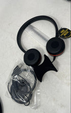 Load image into Gallery viewer, Jabra Evolve Black Double Earpieces Wired Over The Ear Headphones With Tags