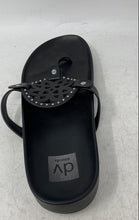 Load image into Gallery viewer, Dolce Vita Womens Pandora Black Medallion Cutout Slip-On Thong Sandals Size 9
