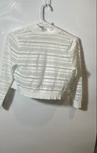 Load image into Gallery viewer, Calvin Klein Womens White 3/4 Sleeve Cropped Cardigan Sweater Size Small