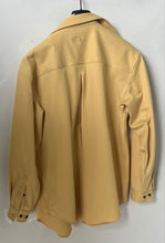 Load image into Gallery viewer, The North Face Mens Yellow Long Sleeve Collared Button-Front Shirt Jacket Size M