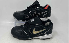 Load image into Gallery viewer, Nike Unisex Kids Expand Tech Black Leather Lace-Up Baseball Cleats Size 4.5 Y