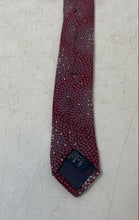 Load image into Gallery viewer, DiMatri New York-Milano Mens Red Abstract Heart Print Silk Pointed Tie