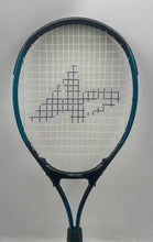 Load image into Gallery viewer, Athletech Adult Black And Blue Geometric Wing Lightweight Tennis Racket