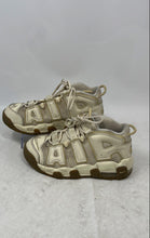 Load image into Gallery viewer, Nike Boys Air More Uptempo DX1939-100 White And Brown Sneakers Shoes Size 4Y