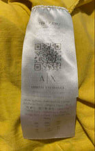 Load image into Gallery viewer, Armani Exchange Mens Mustard Yellow Logo Short Sleeve Pullover T-Shirt Size XS