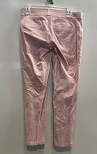 Load image into Gallery viewer, Banana Republic Womens Pink Flat Front Belt Loops Sloan Fit Ankle Pants Size 6