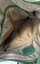 Load image into Gallery viewer, Joy Susan Womens Layla Green Leather Adjustable Strap Crossbody Bag Size Small