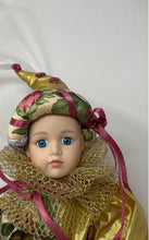 Load image into Gallery viewer, Seymour Mann Floral Gold Costume Connoisseur Collection Porcelain Doll