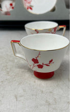 Load image into Gallery viewer, Mikasa Multicolor Moor Poppy 6 Pieces Coffee Cup And Saucer Set With Box