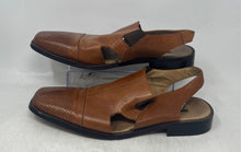 Load image into Gallery viewer, Stacy Adams Mens Brown Leather Square Toe Slingback Sandals Size 11M