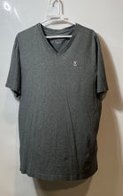 Load image into Gallery viewer, Psycho Bunny Mens Gray Heather V-Neck Short Sleeve Pullover T-Shirt Size 8