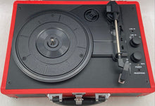 Load image into Gallery viewer, Victrola Red Portable Classic Suitcase Record Player Turntable Not Tested