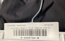 Load image into Gallery viewer, Lululemon Womens Black Elastic Waist Pocket Skinny Leg Cropped Leggings Size 4