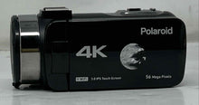 Load image into Gallery viewer, Polaroid 4K Black 56 Mega Pixels 3.0 IPS Touch Screen Camcorder Not Tested NCL