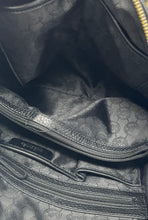 Load image into Gallery viewer, Michael Kors Womens Black Inner Pockets Bottom Studs Shoulder Handbag