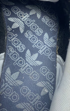 Load image into Gallery viewer, Adidas Boys Samoa G21252 Blue White Leather Lace-Up Low Top Sneakers Shoes Sz 7