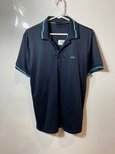 Load image into Gallery viewer, Hugo Boss Mens Blue Short Sleeve Collared Regular Fit Polo Shirt Size Medium