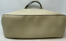 Load image into Gallery viewer, Kenneth Cole Reaction Womens Beige Double Handle Inner Pockets Tote Handbag