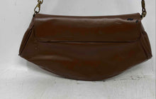 Load image into Gallery viewer, Enzo Brunatti Womens Brown Leather Detachable Strap Shoulder Purse